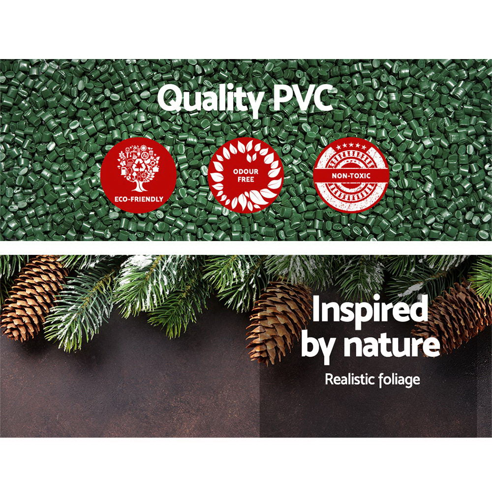 Christmas Wreaths & Garlands: Jingle Jollys 60cm Christmas Wreath Garland Xmas Decorations Wedding Party