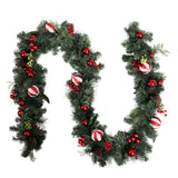 Christmas Wreaths & Garlands: Jingle Jollys 2.7m Christmas Garland with Decorations Xmas Wedding Party