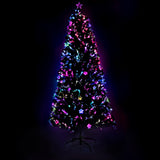 Christmas Trees: Jingle Jollys 1.8m Christmas Tree Optic Fibre LED Xmas tree Multi Colour