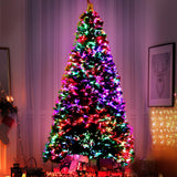 Christmas Trees: Jingle Jollys 1.8m Christmas Tree Optic Fibre LED Xmas tree 300 Tips