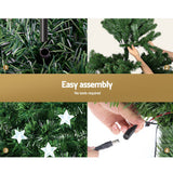 Outdoor Decorations & Lights: Jingle Jollys 2.1m Christmas Tree Optic Fibre LED Xmas tree Multi Colour
