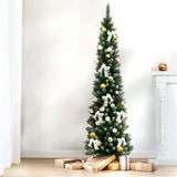 Christmas Trees: Jingle Jollys Christmas Tree 1.8m Xmas Tree Decorations Snowy 300 Tips