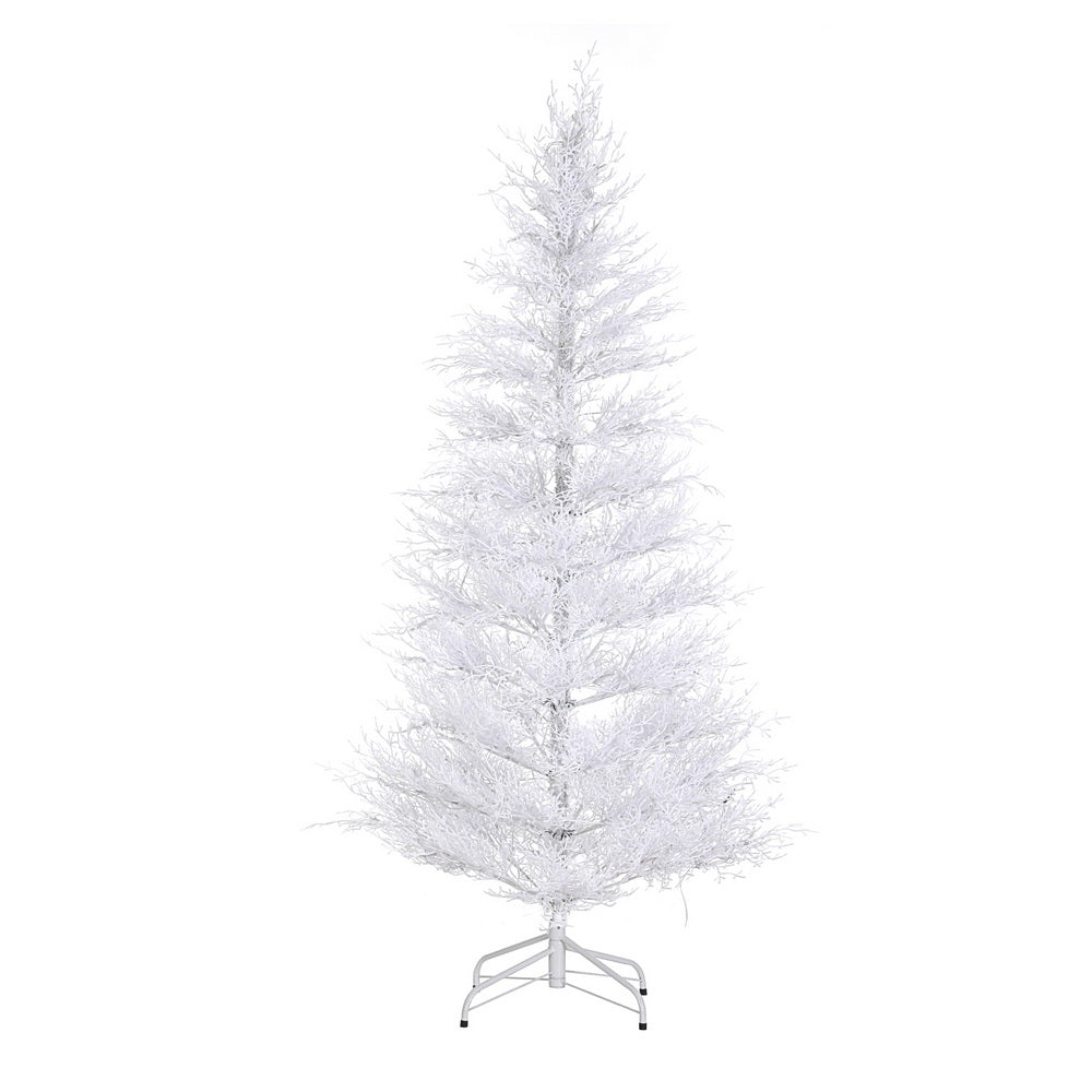 Christmas Trees: Jingle Jollys 1.8M LED Christmas Tree 8 Modes Adjustable Multi Color Light Snowy