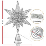 Christmas Decorations: Jingle Jollys 3D Christmas Tree Topper Star LED Decorations Xmas Party Timer