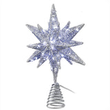 Christmas Decorations: Jingle Jollys 3D Christmas Tree Topper Star LED Decorations Xmas Party Timer