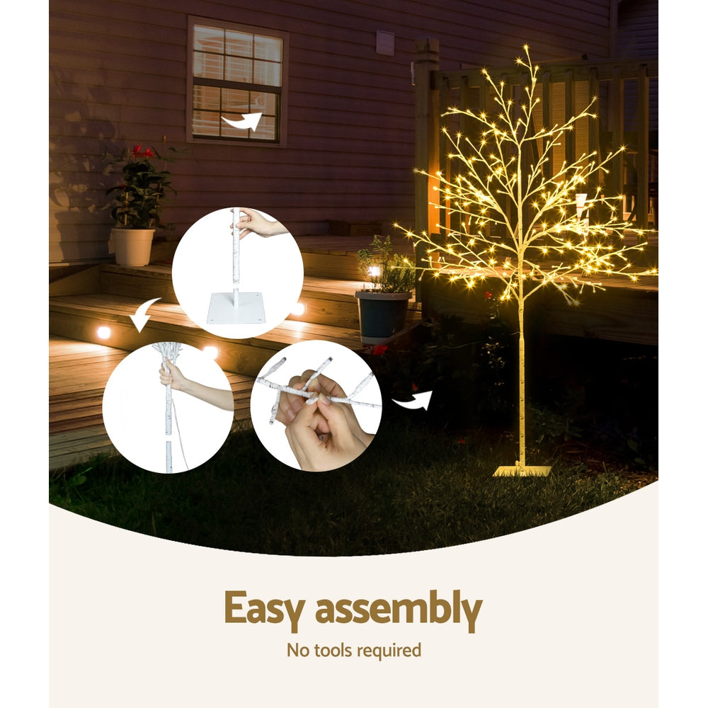 Outdoor Decorations & Lights: 1.5M Christmas Tree 304 LED Jingle Jollys