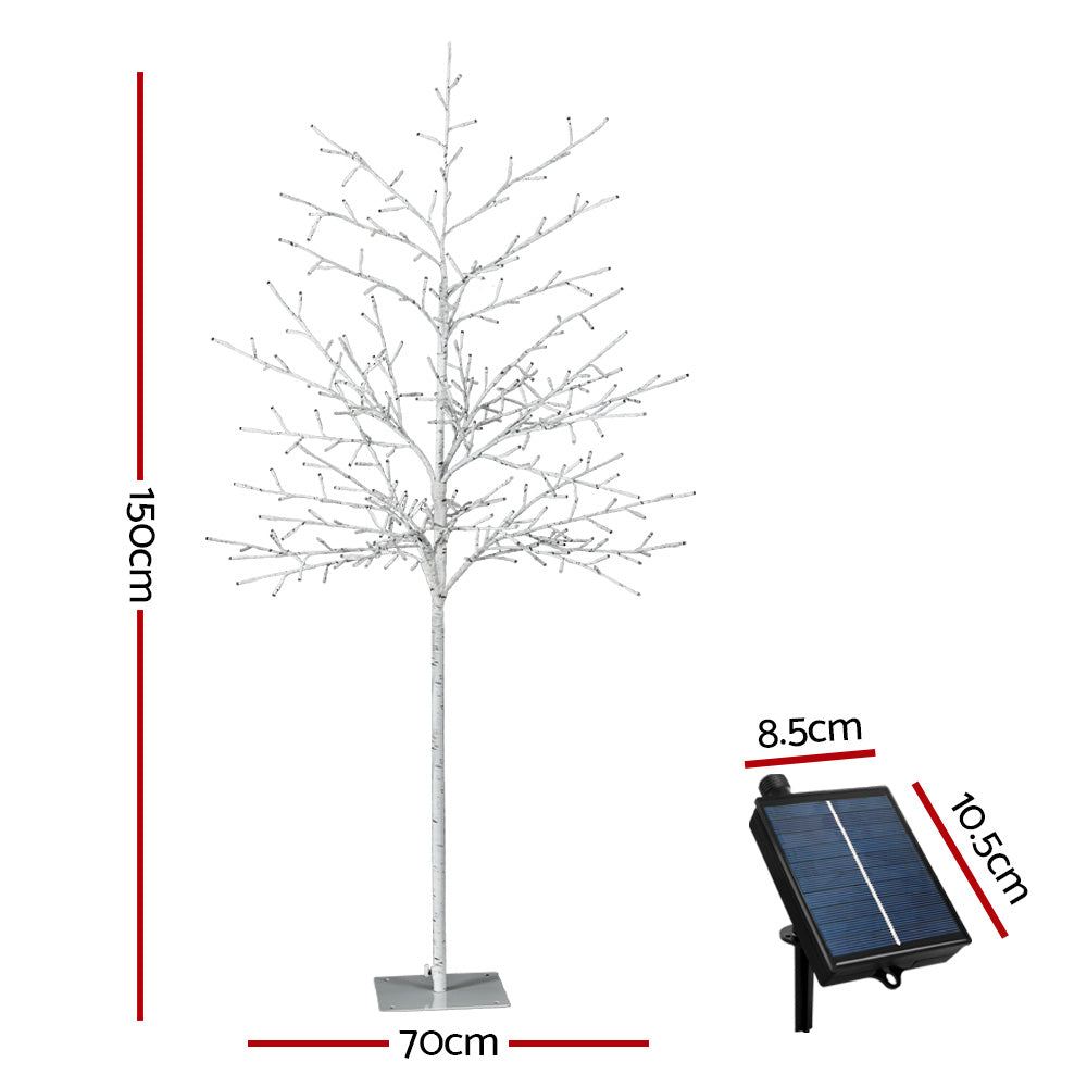 Outdoor Decorations & Lights: 1.5M Christmas Tree 304 LED Solar Jingle Jollys