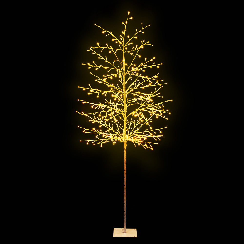 Outdoor Decorations & Lights: 2.1M Christmas Tree 480 LED Solar Jingle Jollys