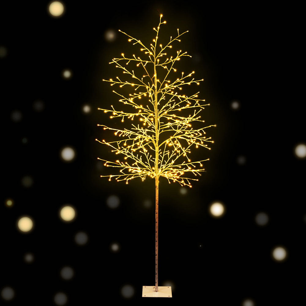 Outdoor Decorations & Lights: 2.1M Christmas Tree 480 LED Solar Jingle Jollys