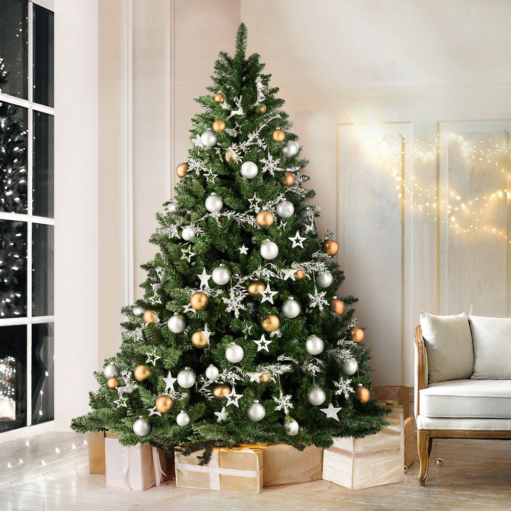 Christmas Trees: Jingle Jollys Christmas Tree 2.7m Green Xmas Tree Decorations 1590 Tips
