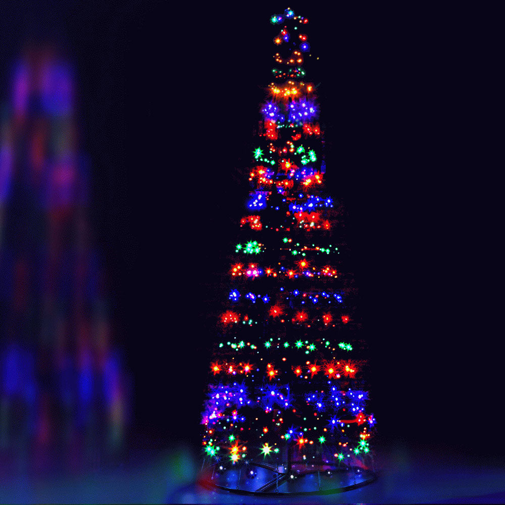 Outdoor Decorations & Lights: 3.6M Christmas Tree 400 LED Solar Jingle Jollys