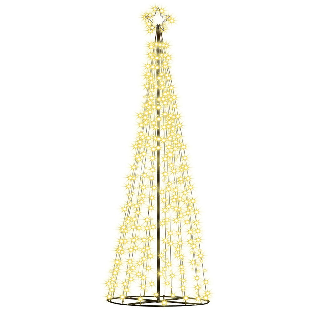 Outdoor Decorations & Lights: 3.6M Christmas Tree LED Solar Warm Jingle Jollys