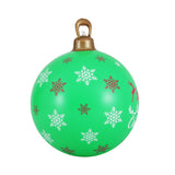 Christmas Decorations: Jingle Jollys Christmas Inflatable Ball Bauble 60cm Outdoor Decoration Green