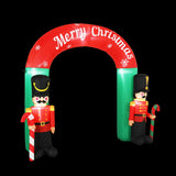 Christmas Decorations: Jingle Jollys Christmas Inflatable Archwary Nutcracker 3M Illuminated Decorations