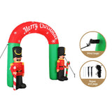 Christmas Decorations: Jingle Jollys Christmas Inflatable Archwary Nutcracker 3M Illuminated Decorations