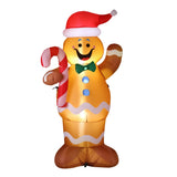 Christmas Decorations: Jingle Jollys Christmas Inflatable Gingerbread Man 1.5M Height LED Decorations Illuminated