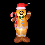 Christmas Decorations: Jingle Jollys Christmas Inflatable Gingerbread Man 1.5M Height LED Decorations Illuminated