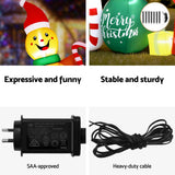 Christmas Decorations: Jingle Jollys Christmas Inflatable Gingerman Joy 3M Long Outdoor Decorations Illuminated