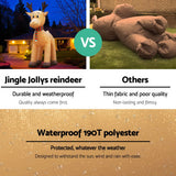 Christmas Decorations: Jingle Jollys Christmas Inflatable Reindeer 5M Illuminated Decorations