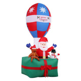 Christmas Clothing: Jingle Jollys Christmas Inflatable Santa in Ballon 2.8M Height LED Decorations Illuminated