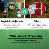 Christmas Decorations: Jingle Jollys Christmas Inflatable Archwary 2.8M Illuminated Decorations