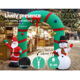 Christmas Decorations: Jingle Jollys Christmas Inflatable Archwary 2.8M Illuminated Decorations