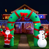 Christmas Decorations: Jingle Jollys Christmas Inflatable Archwary 2.8M Illuminated Decorations