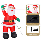 Christmas Decorations: Jingle Jollys Christmas Inflatable Santa 3M Illuminated Decorations