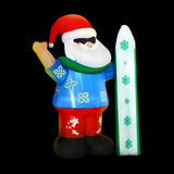 Christmas Decorations: Jingle Jollys Christmas Inflatable Santa 1.6M Illuminated Decorations
