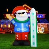 Christmas Decorations: Jingle Jollys Christmas Inflatable Santa 1.6M Illuminated Decorations