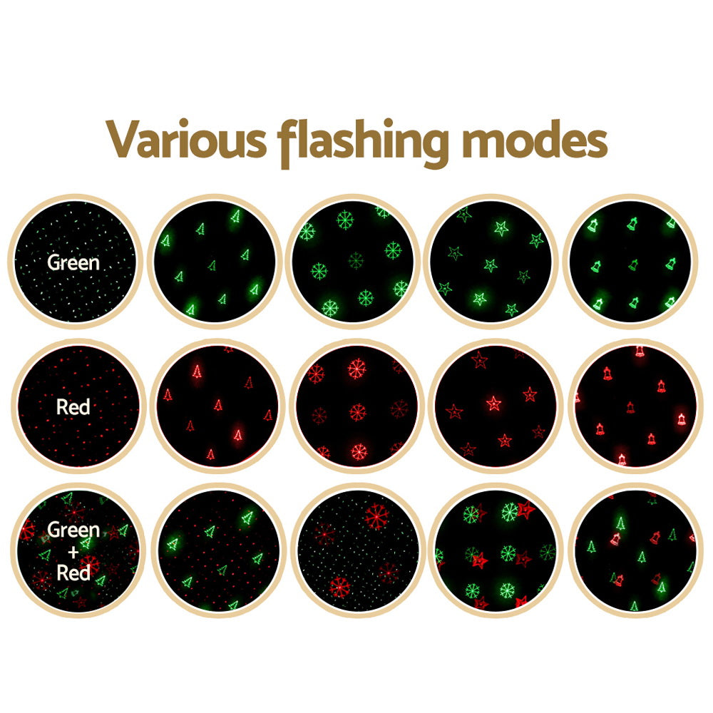 Outdoor Decorations & Lights: 1X Projector Light Christmas Lights Laser Outdoor Decorations Jingle Jollys