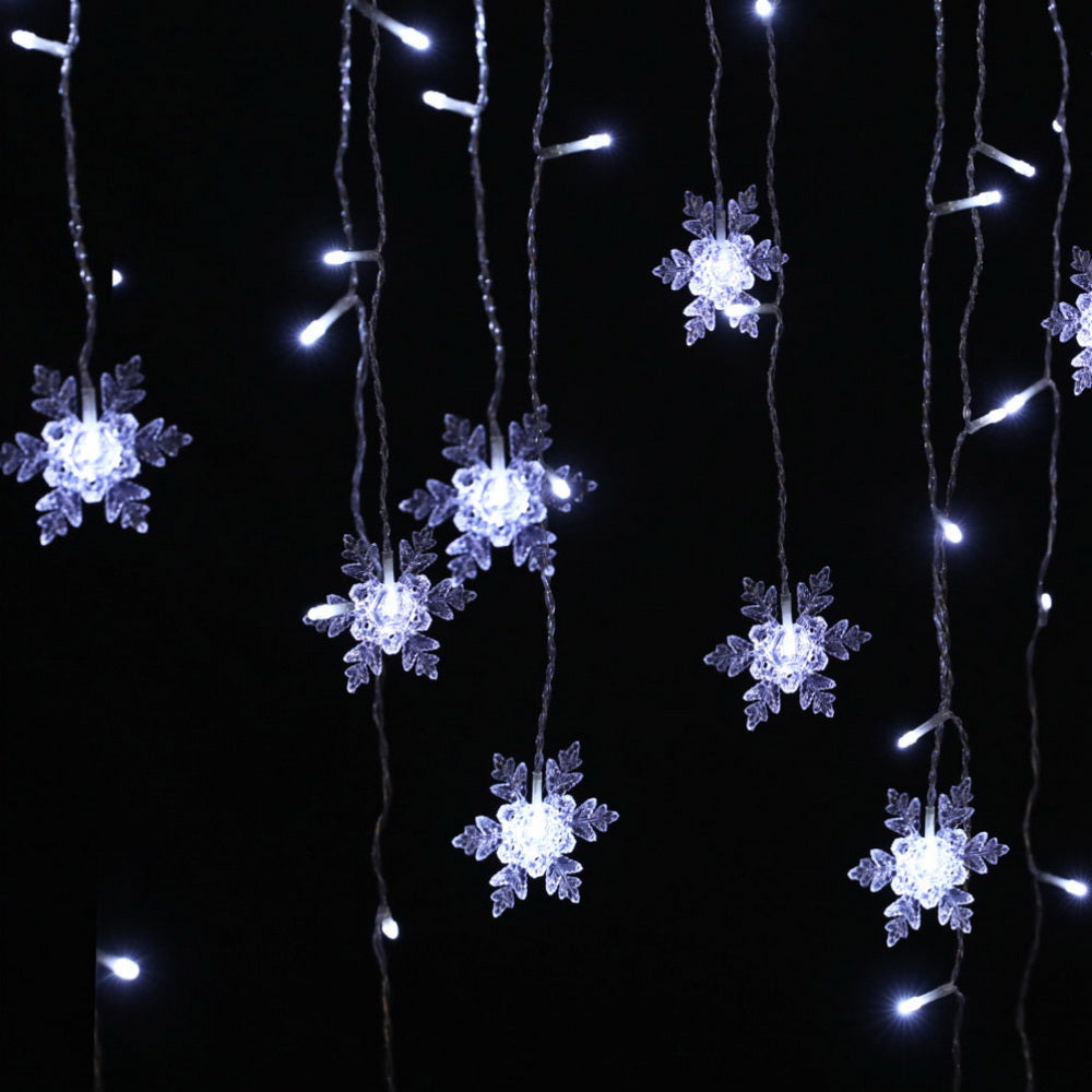 Outdoor Decorations & Lights: 160 LED 6M Christmas Lights Icicle Light Solar Cold Jingle Jollys