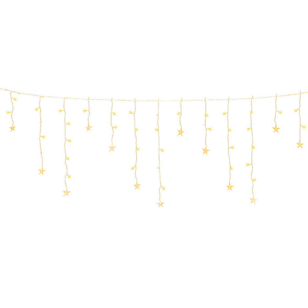 Outdoor Decorations & Lights: 160 LED 6M Christmas Lights Icicle Light Solar Warm Jingle Jollys