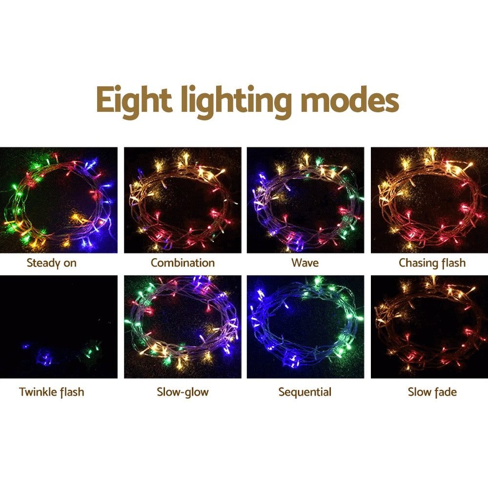 Outdoor Decorations & Lights: 20M Christmas Lights Icicle Light 800 LED Multi-coloured Jingle Jollys