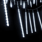 Outdoor Decorations & Lights: Jingle Jollys 7M Christmas Lights Shower Light 288 LED Icicle Falling Metor