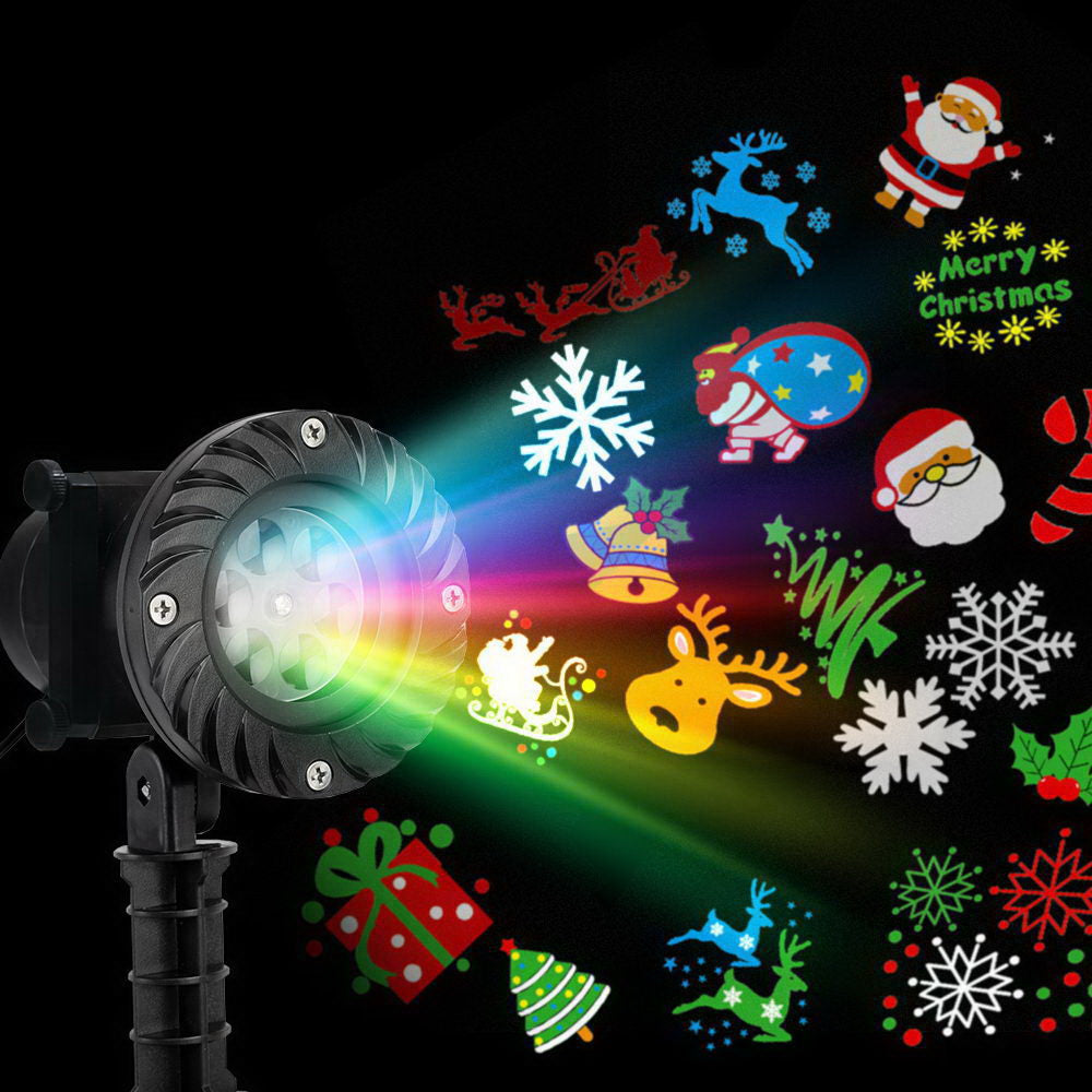 Outdoor Decorations & Lights: 1X Projector Light Christmas Lights Laser Outdoor Decorations Jingle Jollys