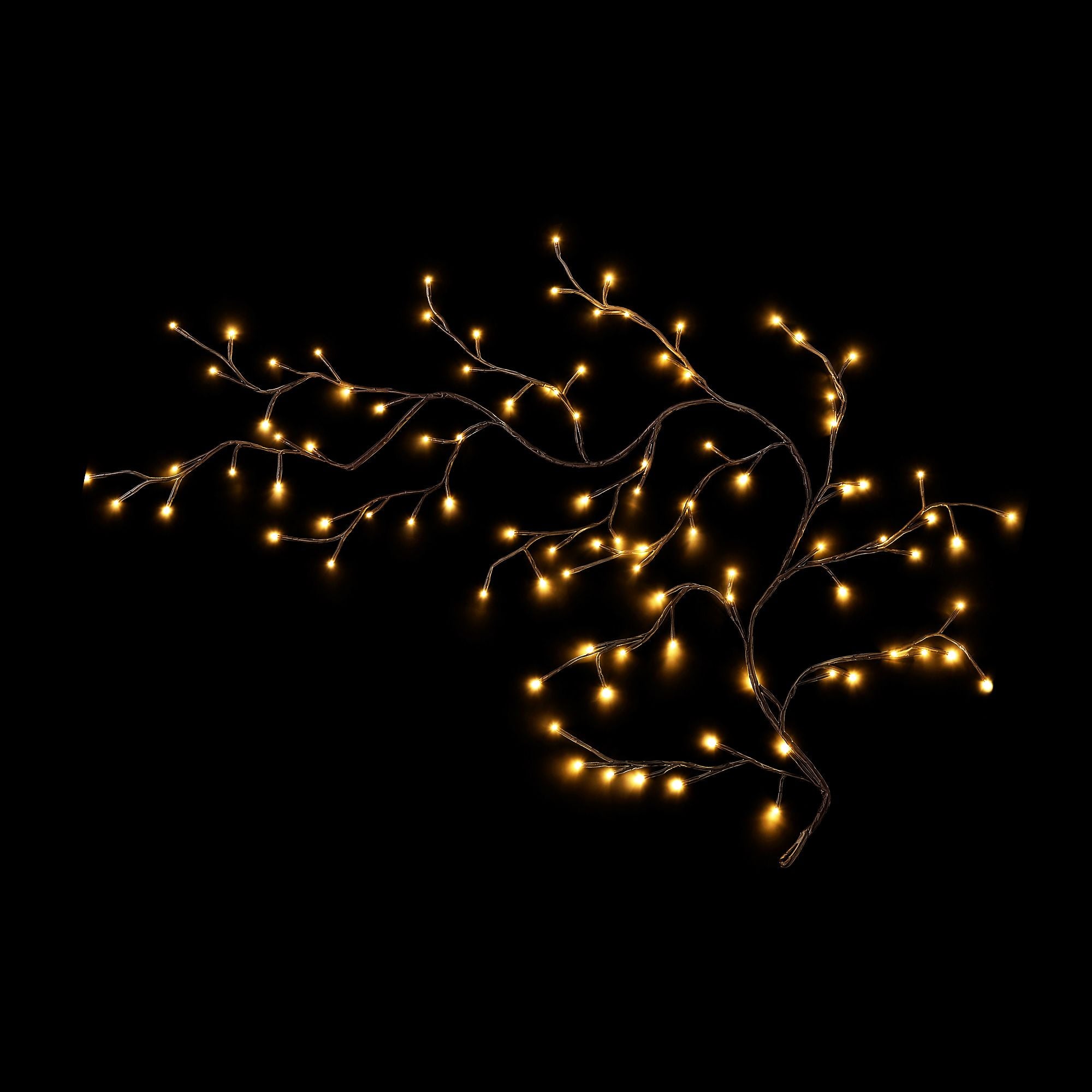 Jingle Jollys Christmas Willow Vine Lights Branch LED Fairy DIY Wall Decor 1.8m Warm White
