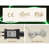 Jingle Jollys Christmas Lights 114cm Fairy Light Green Tree Decorations