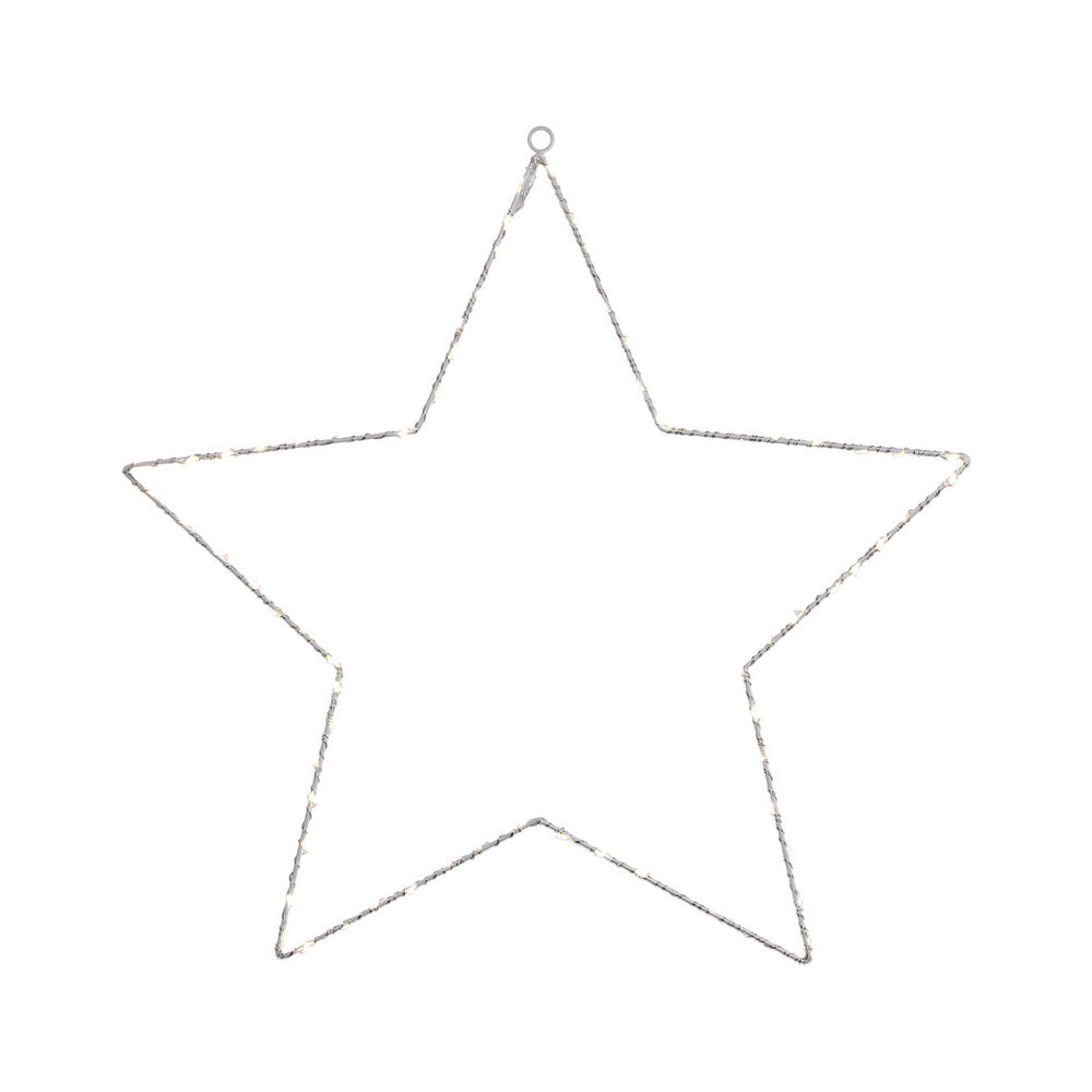 Outdoor Decorations & Lights: Jingle Jollys Christmas Lights 50cm Star 70 LED Xmas Decorations