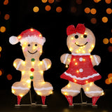 30 LED Christmas Lights Gingerbread Motif Fairy Light Decoration Jingle Jollys