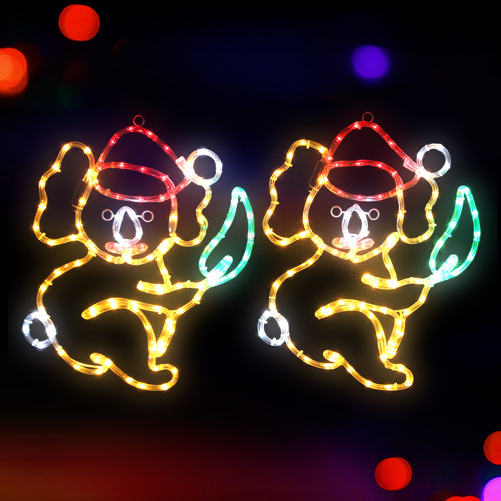 Outdoor Decorations & Lights: 0.48M Christmas Lights Motif 216 LED Rope Light Outdoor Decoration Jingle Jollys