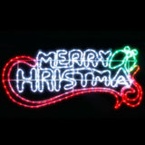 Jingle Jollys Christmas Lights 96cm Merry Christmas 288 LED Decorations