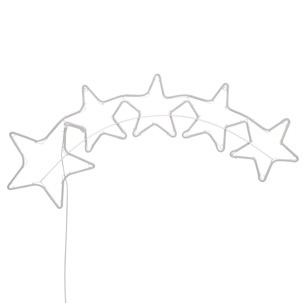 Outdoor Decorations & Lights: 1.25M Christmas Lights Motif 560 LED Rope Light Outdoor Decoration Jingle Jollys