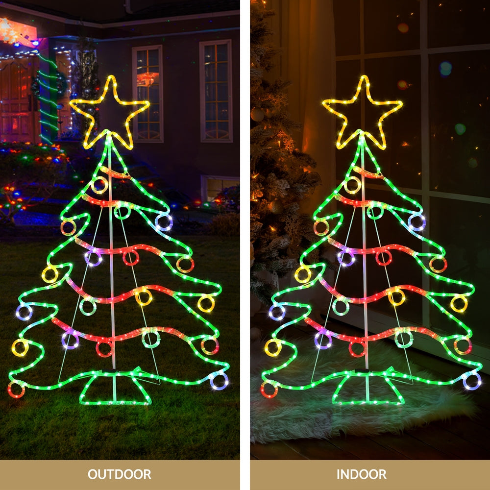 Outdoor Decorations & Lights: 1.18M Christmas Lights Motif 288 LED Rope Light Outdoor Decoration Jingle Jollys