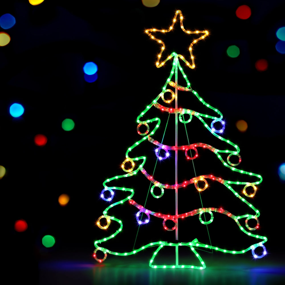 Outdoor Decorations & Lights: 1.18M Christmas Lights Motif 288 LED Rope Light Outdoor Decoration Jingle Jollys