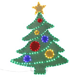 Jingle Jollys Christmas Lights 150cm Motif 220 LED Rope Light Outdoor Decoration