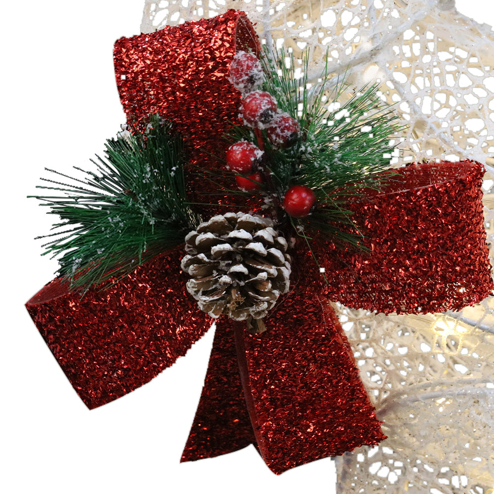 Outdoor Decorations & Lights: 215 LED Christmas Lights Reindeer Sleigh Decorations Jingle Jollys