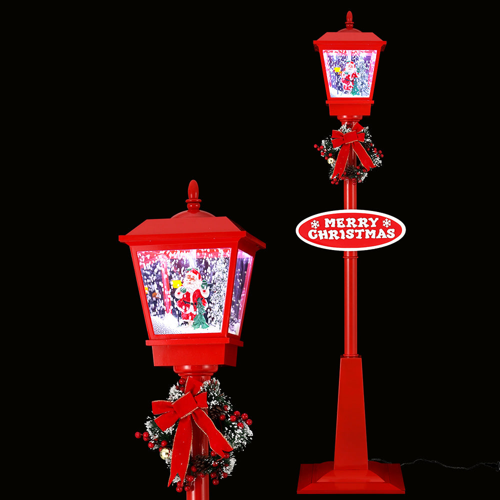 Outdoor Decorations & Lights: 1.8M Christmas Lights Post Lamp LED Outdoor Decorations Jingle Jollys