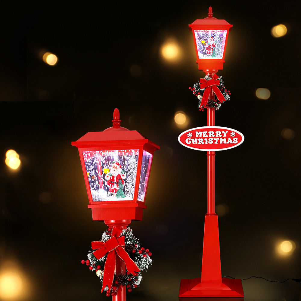 Outdoor Decorations & Lights: 1.8M Christmas Lights Post Lamp LED Outdoor Decorations Jingle Jollys