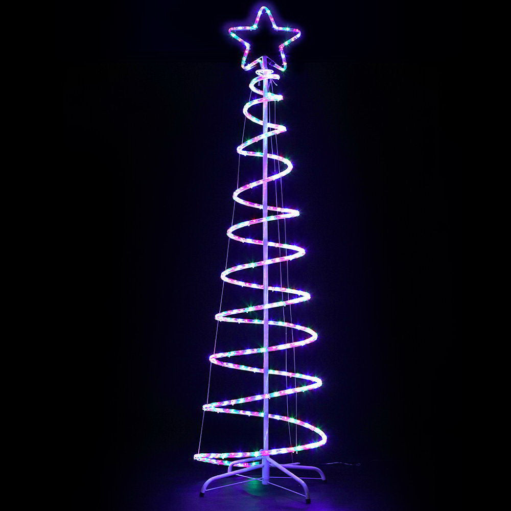 Outdoor Decorations & Lights: 1.88M Christmas Lights Tree 288 LED Decorations Jingle Jollys